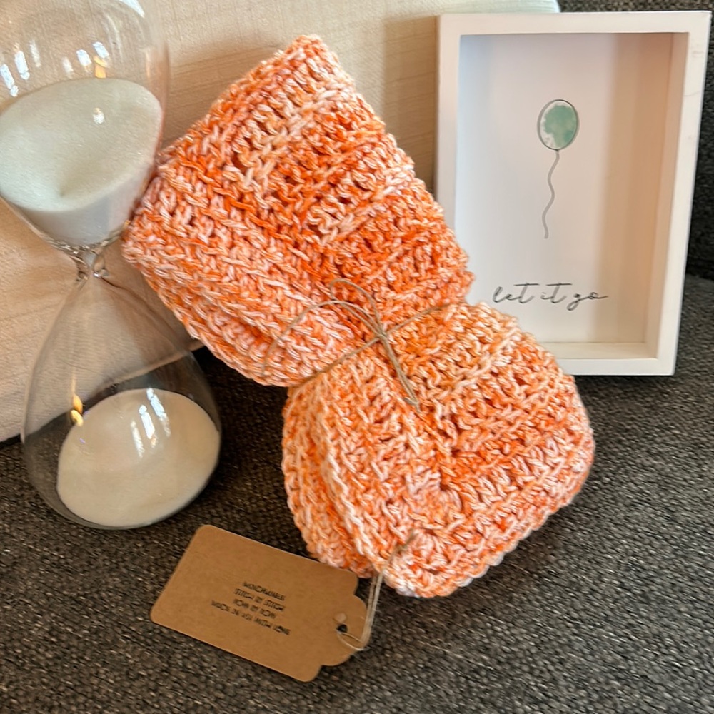 “Tangerine Splash” A lovie lovingly made by hand in the USA!